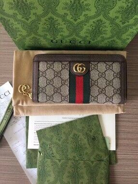 Gucci GG Long Zip Around Wallet